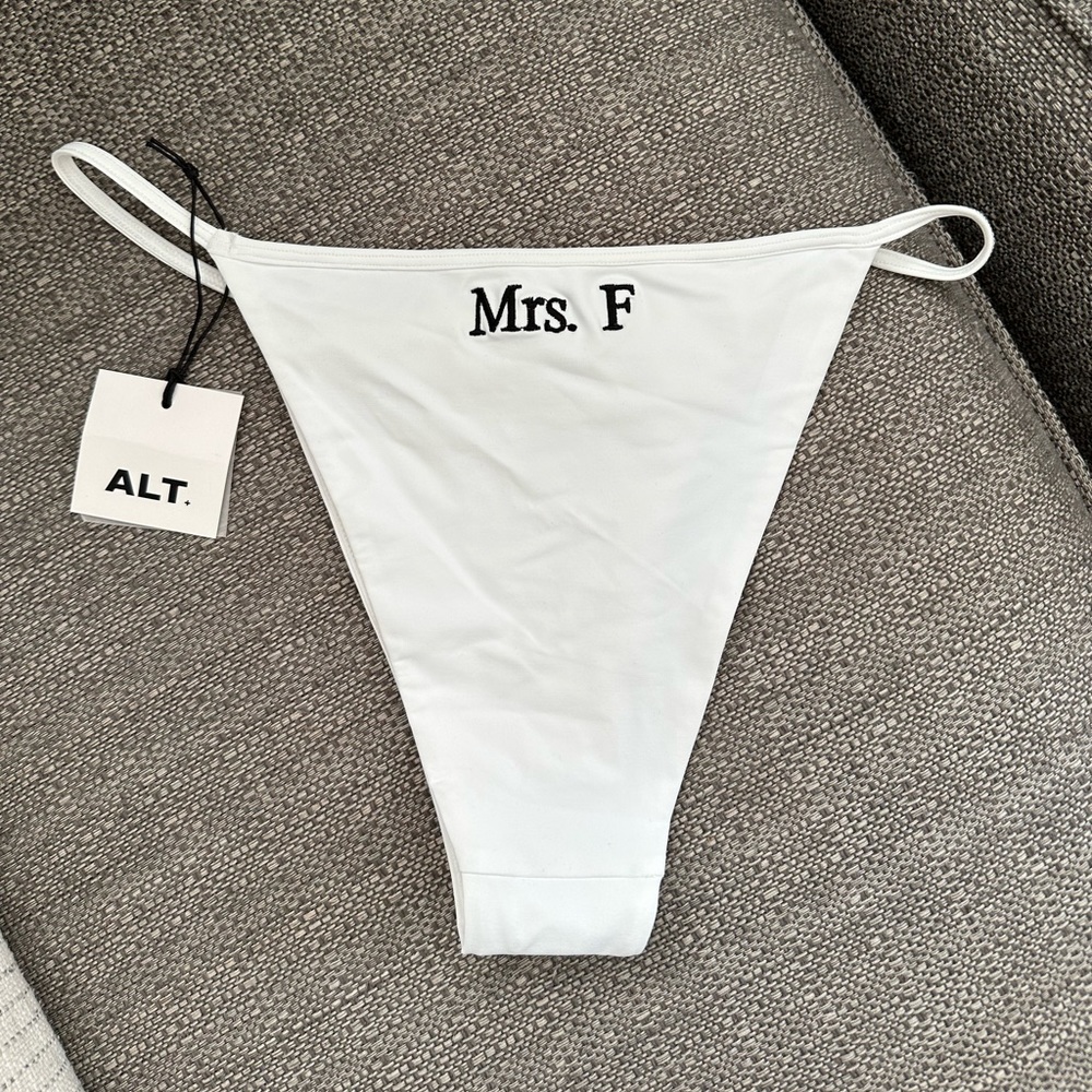 Alt Swim Personalized Mrs F Bikini bottoms